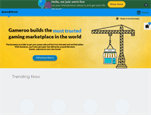 Tablet Screenshot of gameroo.com